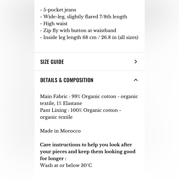 Sézane LeCrop Denim 38 - Picture 4 of 13